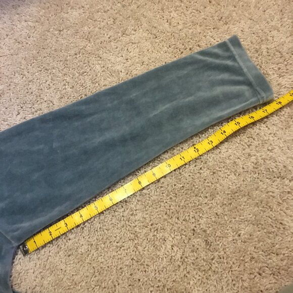 Sage Leopards & Roses Soft Terry Flower Embroidered Velour Sweater - Picture 15 of 15